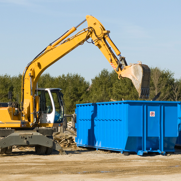 is there a minimum or maximum amount of waste i can put in a residential dumpster in Franklin Michigan